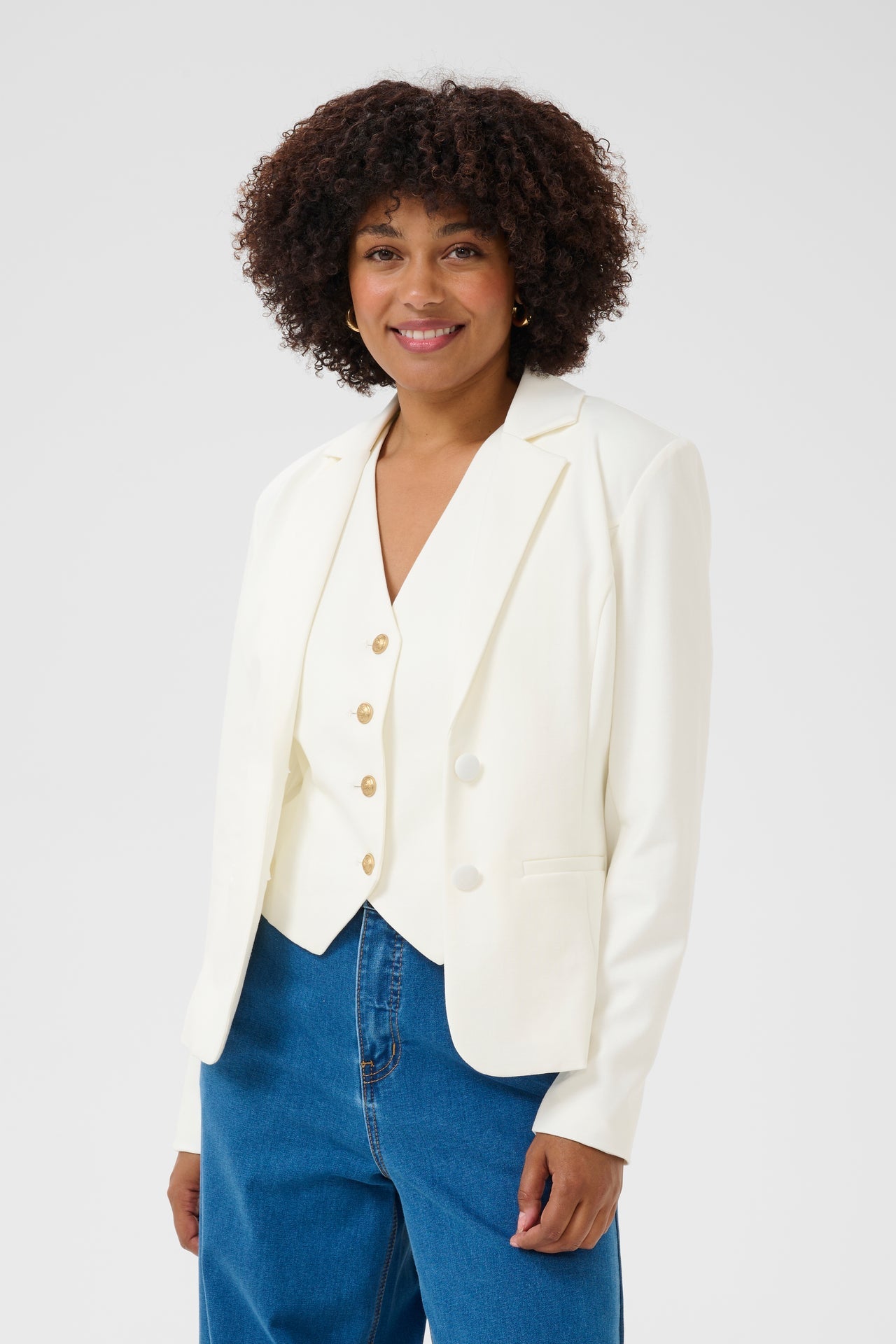 Cream Anett Blazer