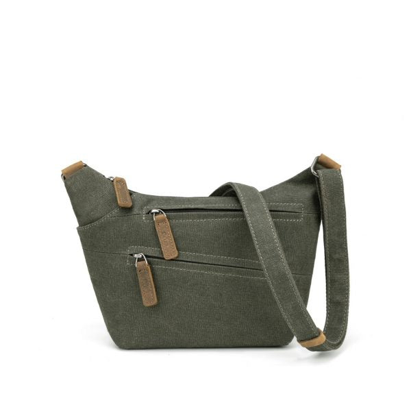 DaVan Small Waxed canvas Shoulder Bag