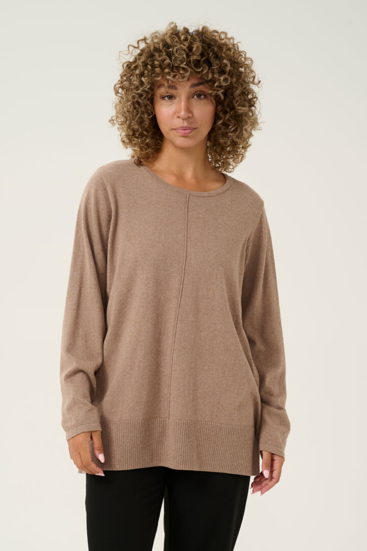 Cream 2024 Anva Knit Pullover