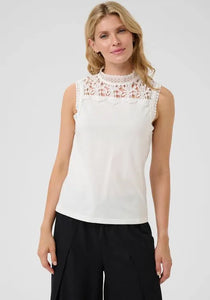 Cream Livy Sleeveless T